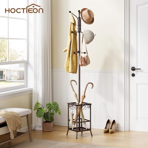 Hoctieon Coat Rack Freestanding, Coat Tree - Image 2