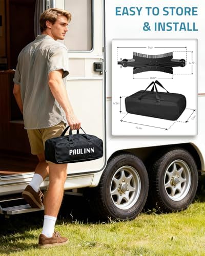PAULINN Camper RV Wheel Chock Stabilizer 2 Sets - Image 6