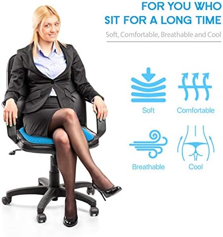 Gel Seat Cushion for Long Sitting, Cushion for Wheelchair - Image 2