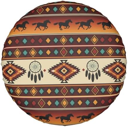 Native American Horse Spare Tire Cover Wheel Protector Universal Fit - Image 7