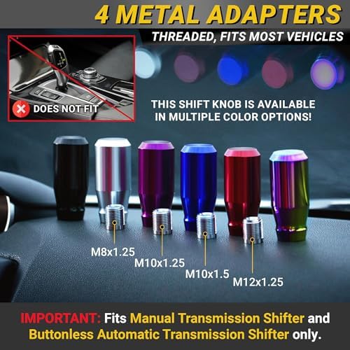 JDM Style Shift Knob for Gear Stick Shifter, 5 6 Speed Manual - Image 5