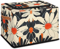 Orange Flowers Storage Bins by YLYNIU