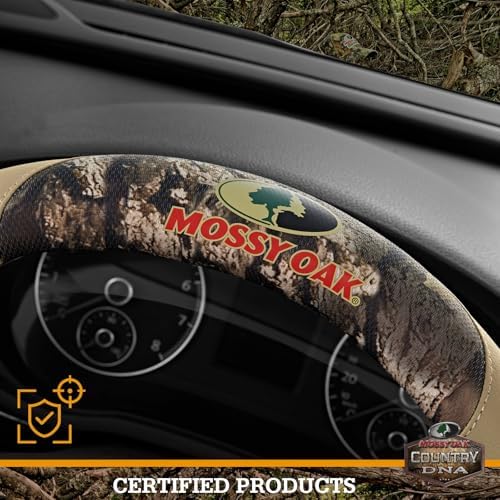 Mossy Oak Full Camo Steering Wheel Cover - Image 3