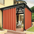 BONZER Outdoor Curtains for Patio Waterproof Thick Privacy Extra Wide by Bonzer