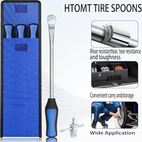 PINKJOY 15" Tire Spoon Kit, Motorcycle Tire Changer Tire Removal Tool - Image 3
