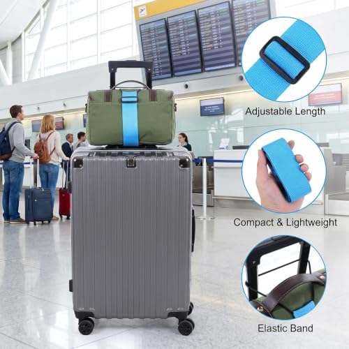 2 Pcs Luggage Connector Strap for Suitcase Multi-Use Luggage Straps Strong - Image 5