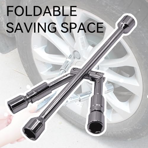 14-Inch Foldable 4-Way Lug Wrench Set - Image 4