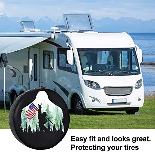 Spare Tire Cover Big Foot Polyester Universal Waterproof Corrosion Protection - Image 6