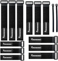 Reusable Cinch Straps Combo 12 Pack by ENVISIONED