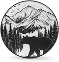 Rv Spare Tire Cover Wheel Mountain Forest Bear Tire Covers Wheel Protectors by FengQuGou