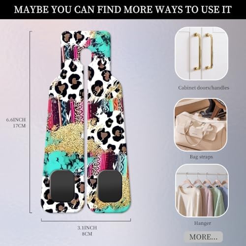 PU Leather Car Seat Hook, Storage Headrest Hanger, Cute Car Backseat Organizer - Image 4