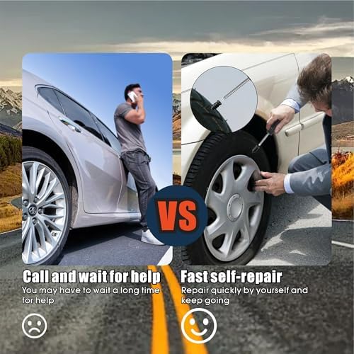 50 PCS Tire Repair Rubber Nails, Spiral Vacuum Tire Plug Kit - Image 7
