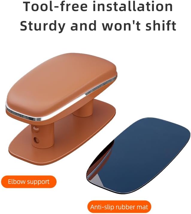 Universal Armrest Support Elbow Rest Pad，Adjustable Height Left Elbow Support - Image 6