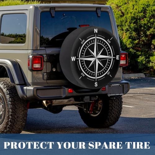 Compass Spare Tire Cover Wheel Covers Protectors Waterproof Dust-Proof - Image 6