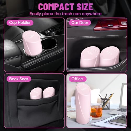 Car Trash Can Bin with Lid - Image 3