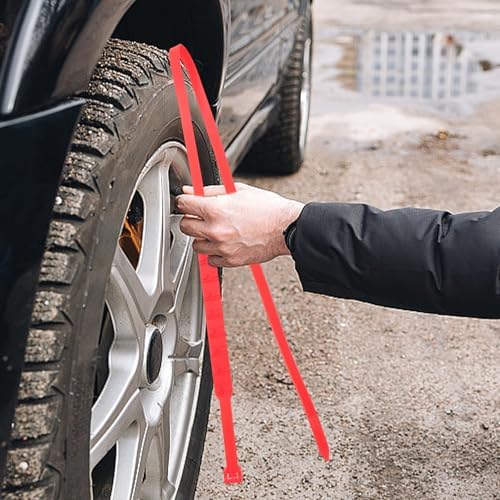 20pcs Rubber Car Tire Snow Chains Universal Anti Skid Zip Ties - Image 5