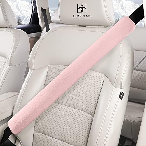LACDL Extra Long Seatbelt Cover Super Soft Furry - Image 2