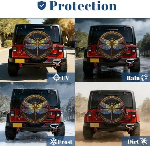 Dragonfly Spare Tire Cover Dust-Proof Spare Wheel Covers - Image 7