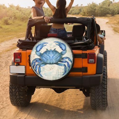 Delerain Vintage Crab Spare Tire Cover - Image 4