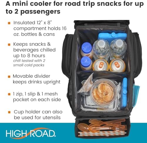 CarHop Car Seat Organizer, Sturdy Car Cooler Organizer - Image 4