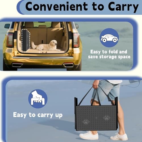 Dog Steps for Car & SUV – 6-Step Foldable Pet Stairs for Large Dogs, Non-Slip - Image 7