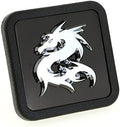 3D Chrome Emblem Trailer Hitch Cover Tube Plug Insert by LFPartS