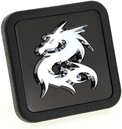 3D Chrome Emblem Trailer Hitch Cover Tube Plug Insert by LFPartS