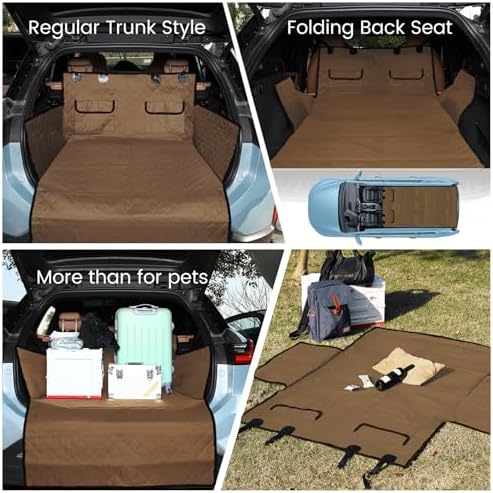 NESTROAD SUV Cargo Liner for Dogs, Waterproof Dog Cargo Cover for SUVs - Image 5