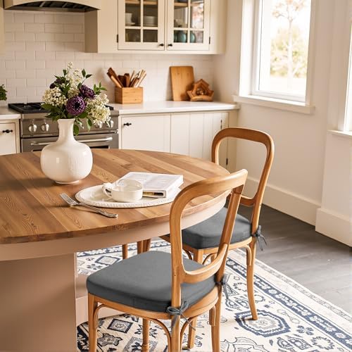 Sunsleek Chair Cushions for Dining Chairs D-Shaped Seat Cushions Chair Pads - Image 6