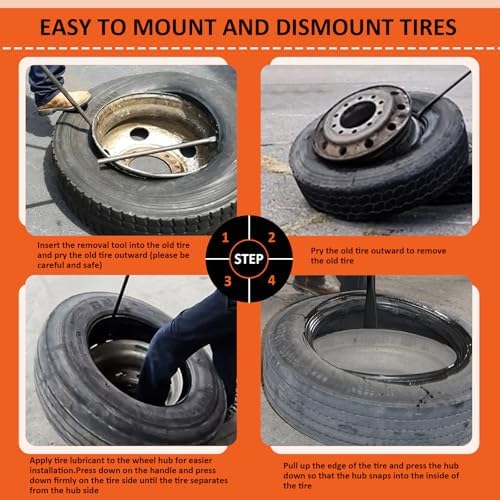 YATOINTO 2PCS 30" Tire Bars for Semi Tires, Tire Mount and Demount Iron - Image 6