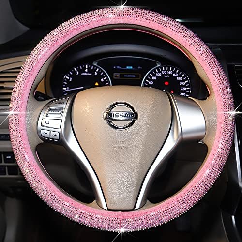 Pink Bling Car Steering Wheel Cover - Image 5