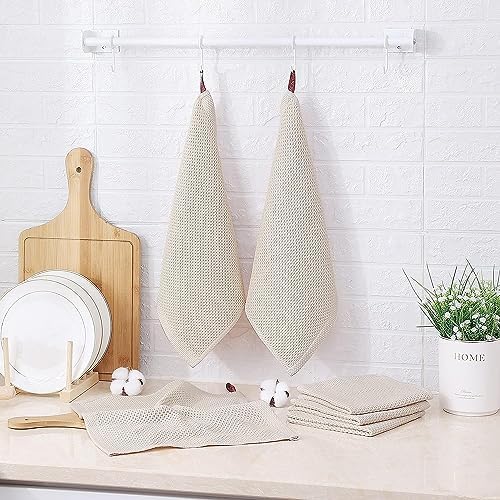 Kitinjoy 100% Cotton Waffle 12-Pack Kitchen Towels - Image 5