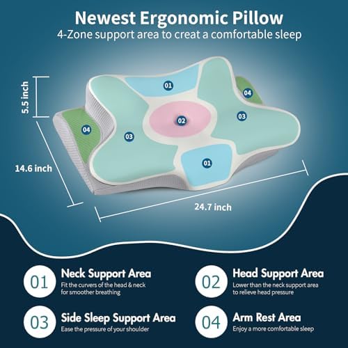 Cervical Neck Pillow for Pain Relief - Image 4