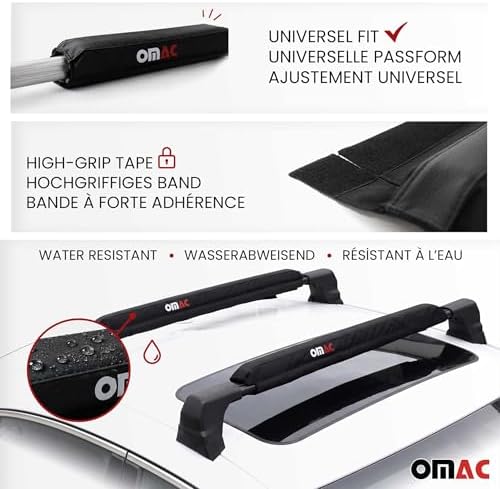 OMAC 19" Roof Pad for Surfboard Kayak Canoe Cross Bar Protector Carrier - Image 3