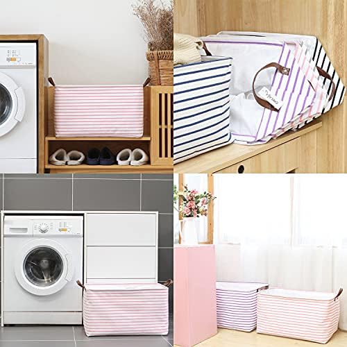 Hinwo 70L Extra Large Canvas Storage Bin - Image 3