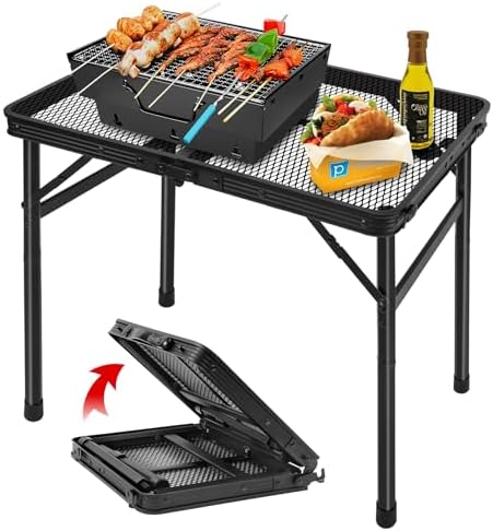 Folding Grill Table Camping Table by Grovind