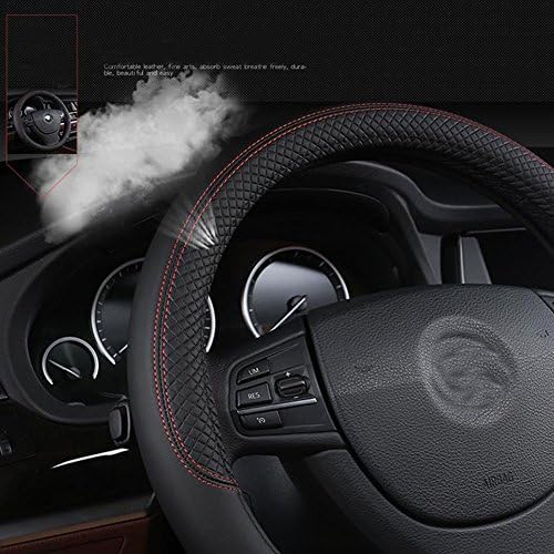 SHIAWASENA Car Steering Wheel Cover, Universal 15 Inch Fit, Anti-Slip & - Image 4
