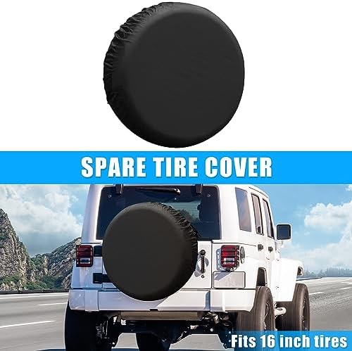 uxcell Universal 210D Polyester Spare Tire Cover - Image 2