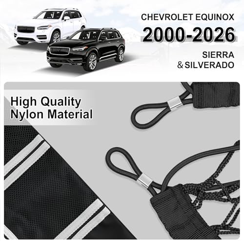 Amiss Truck Bed Cargo Net with Side Organizer, Compatible with Chevy/Chevrolet - Image 4