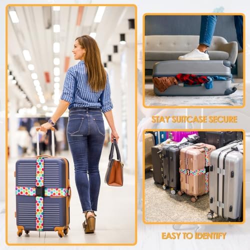 Gutsdoor Adjustable Travel Luggage Strap Suitcase Belt Travel Bag Accessories - Image 5