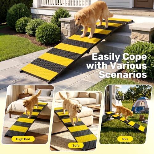 Heeyoo 91" Extra Long Dog Ramp for Car SUV Truck - Image 7