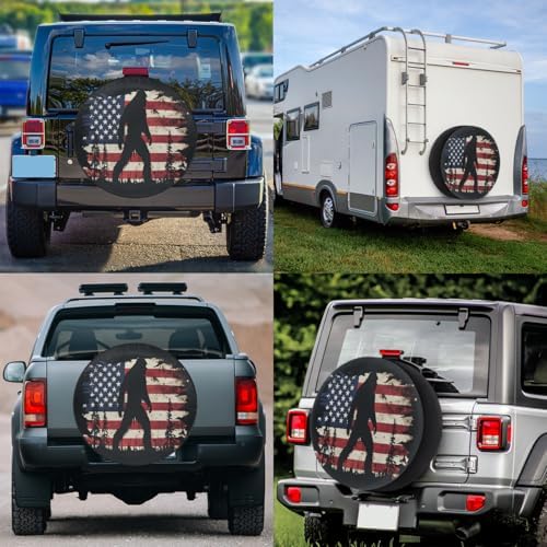 Bigfoot Spare Tire Cover 17in Spare Wheel Covers Tire Storage Cover - Image 6