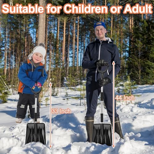 3-in-1 Portable Snow Shovel Kit - Image 6