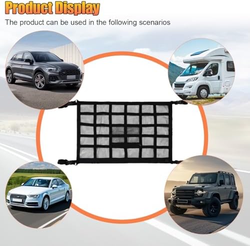 Car Ceiling Cargo Net Pocket - Image 6