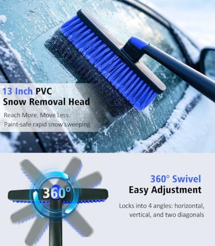41" Extendable Snow Brush for Car - Image 3