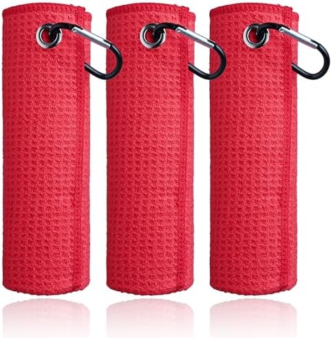 Mile High Life Microfiber Golf Towel 3 Pack Waffle by MileHighLife