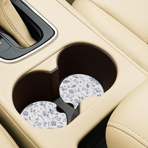 Ceramic Car Coasters – Absorbent Car Cup Holder Coaster Set - Image 7