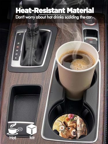 WOCOCN Car Coasters for Cup Holders - Image 3