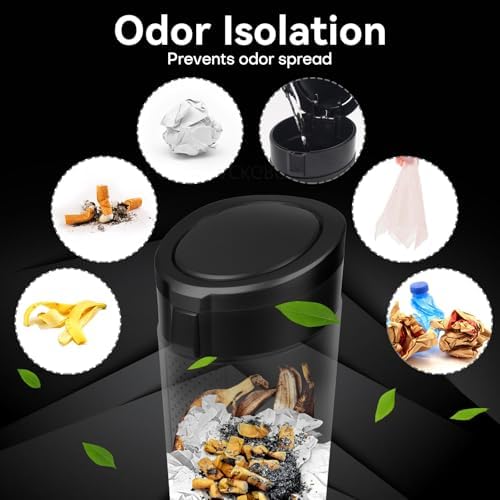 Car Trash Can Bin with Lid - Image 4