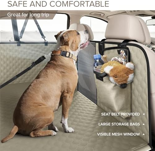 Back Seat Extender for Dogs, Heavy Duty Dog Car Seat Cover for Back Seat - Image 5